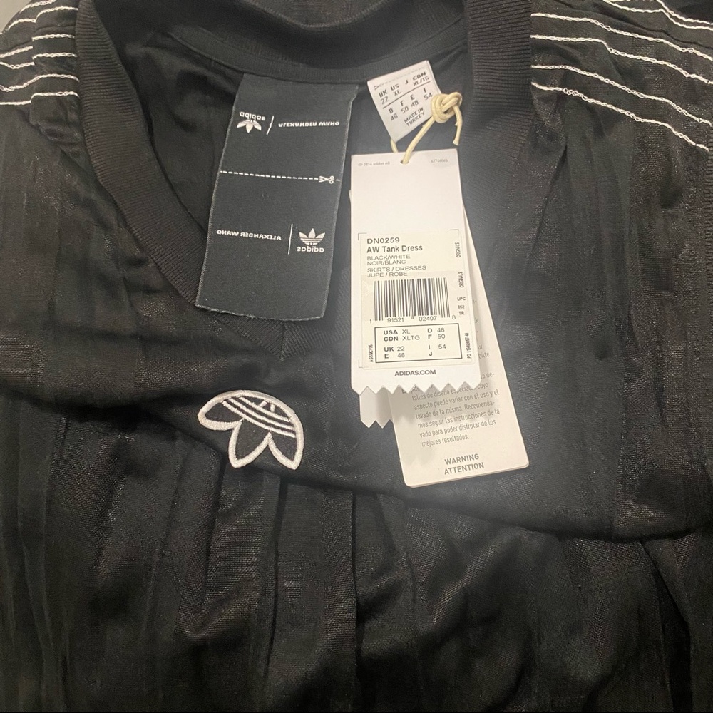 Adidas X Alexander Wang collab jersey dress XL